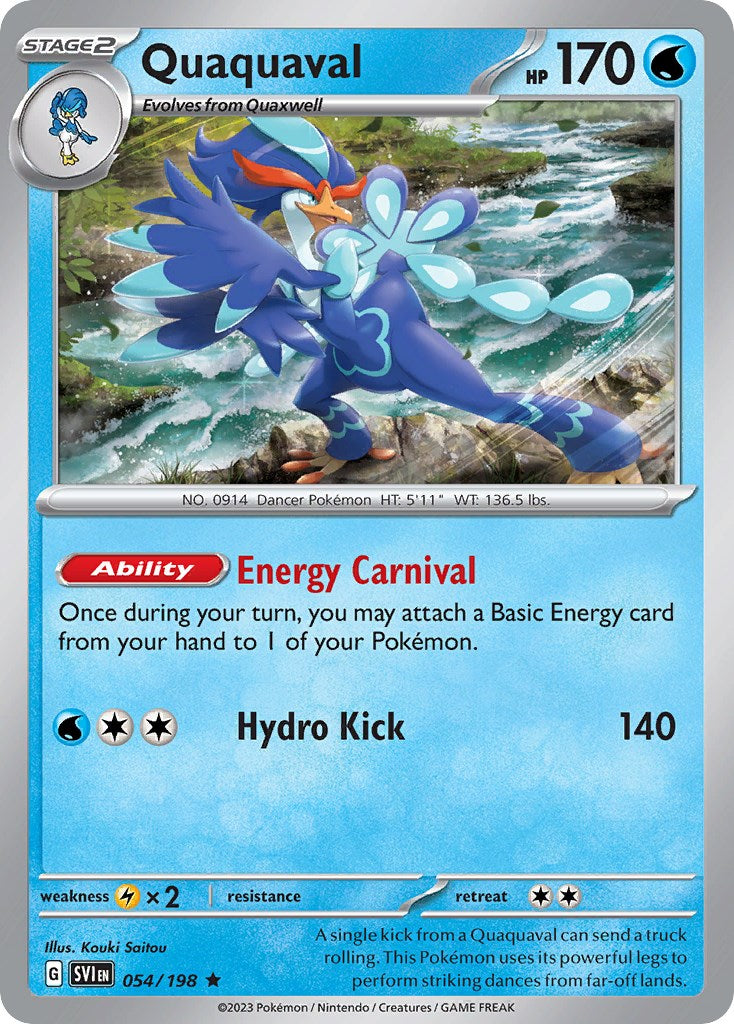 Quaquaval (054/198) (Theme Deck Exclusive) [Scarlet & Violet: Base Set] | Good Games Cannington