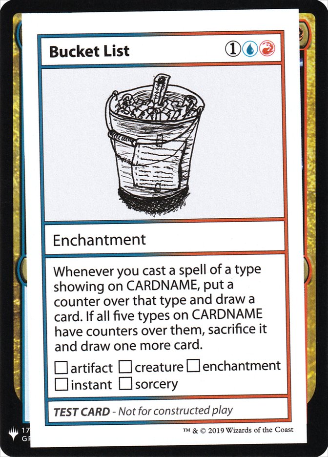 Bucket List [Mystery Booster Playtest Cards] | Good Games Cannington