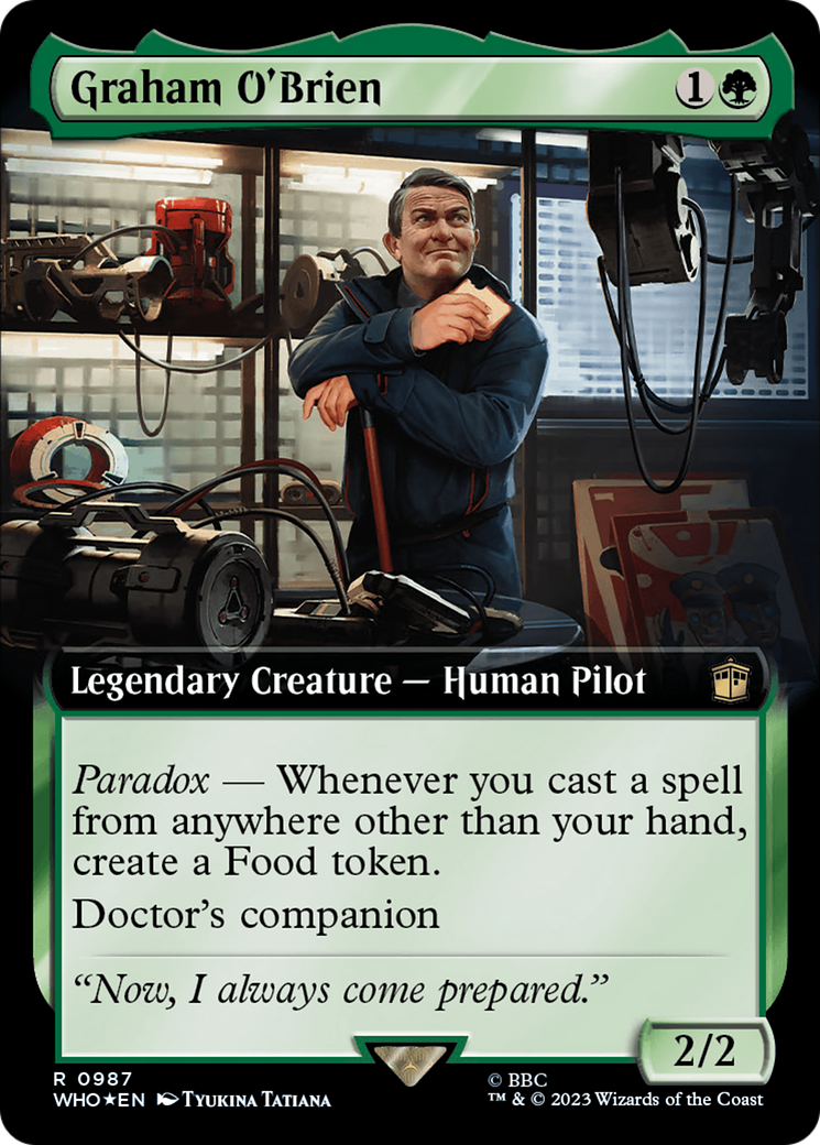Graham O'Brien (Extended Art) (Surge Foil) [Doctor Who] | Good Games Cannington