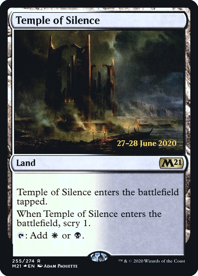 Temple of Silence [Core Set 2021 Prerelease Promos] | Good Games Cannington