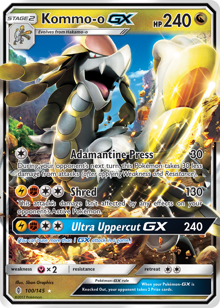 Kommo-o GX (100/145) [Sun & Moon: Guardians Rising] | Good Games Cannington