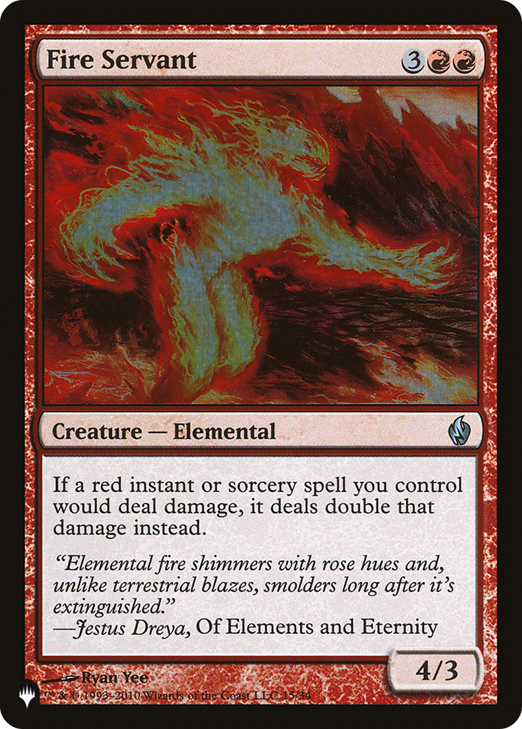 Fire Servant [The List] | Good Games Cannington