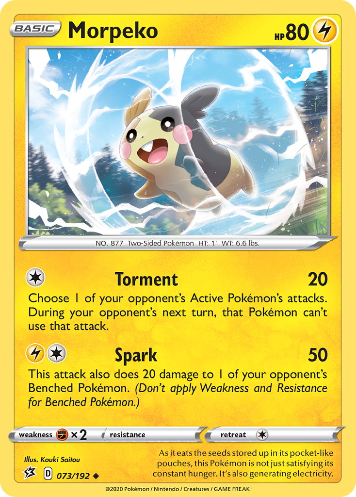 Morpeko (073/192) [Sword & Shield: Rebel Clash] | Good Games Cannington