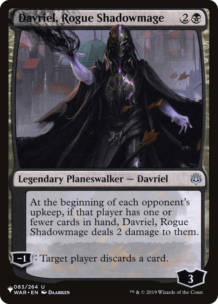 Davriel, Rogue Shadowmage [The List] | Good Games Cannington