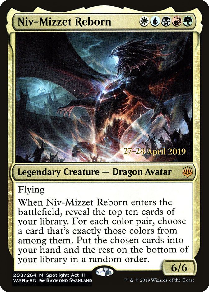 Niv-Mizzet Reborn [War of the Spark Prerelease Promos] | Good Games Cannington