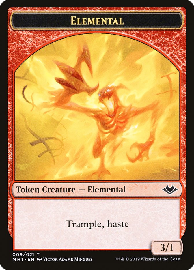 Bird (003) // Elemental (009) Double-Sided Token [Modern Horizons Tokens] | Good Games Cannington