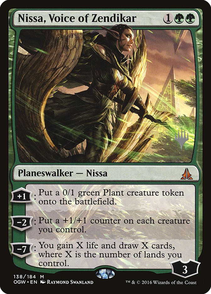 Nissa, Voice of Zendikar (Promo Pack) [Oath of the Gatewatch Promos] | Good Games Cannington