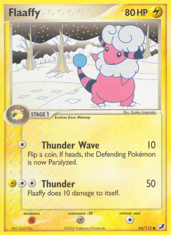 Flaaffy (56/115) [EX: Unseen Forces] | Good Games Cannington