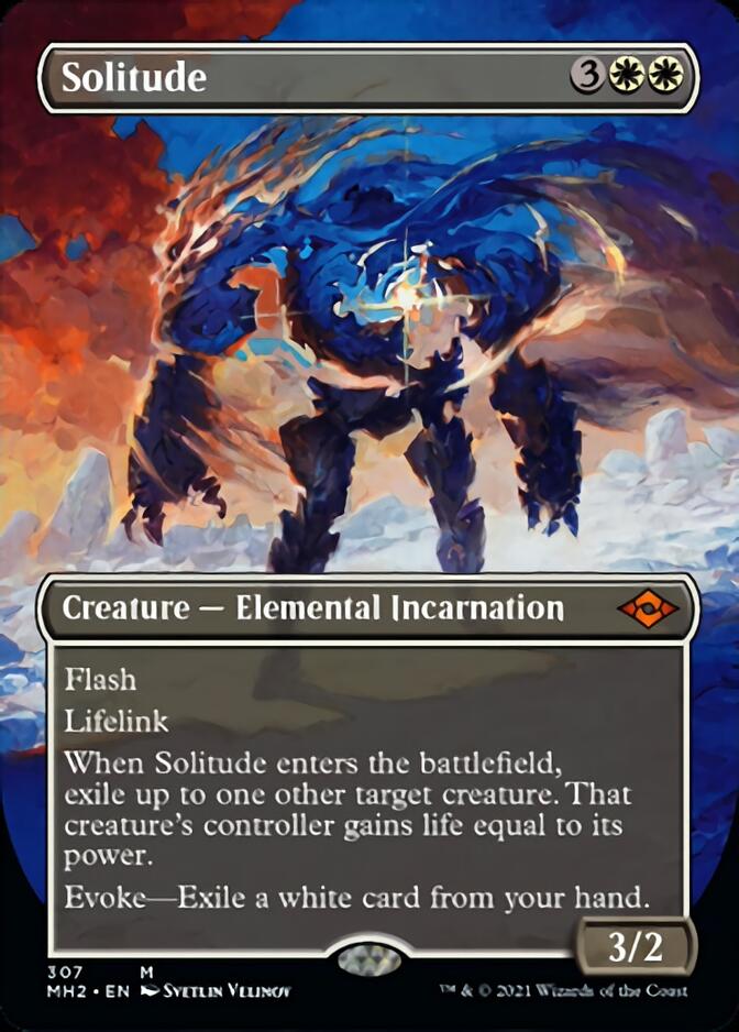 Solitude (Borderless Alternate Art) [Modern Horizons 2] | Good Games Cannington