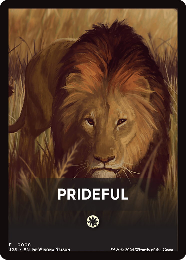 Prideful Theme Card [Foundations Jumpstart Front Cards] | Good Games Cannington