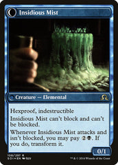 Elusive Tormentor // Insidious Mist [Shadows over Innistrad Prerelease Promos] | Good Games Cannington