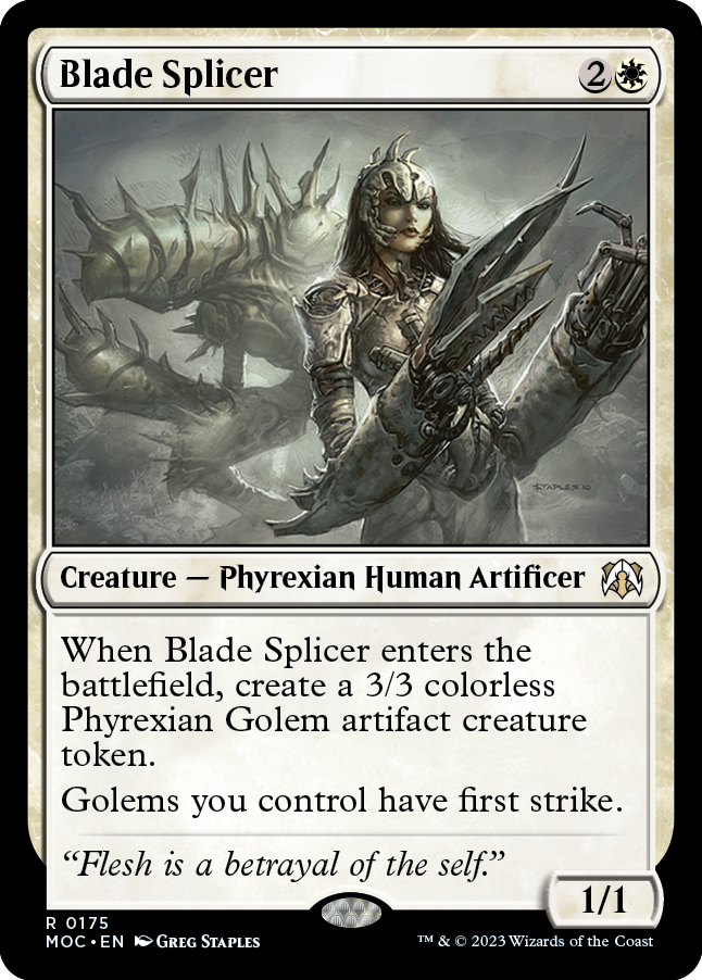 Blade Splicer [March of the Machine Commander] | Good Games Cannington