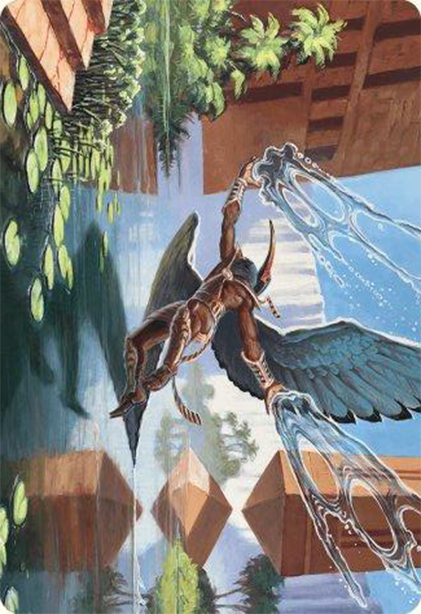 Nadu, Winged Wisdom Art Card [Modern Horizons 3 Art Series] | Good Games Cannington