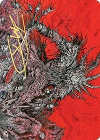 Varragoth, Bloodsky Sire Art Card (Gold-Stamped Signature) [Kaldheim Art Series] | Good Games Cannington