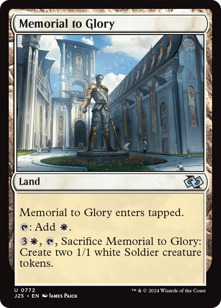 Memorial to Glory [Foundations Jumpstart] | Good Games Cannington