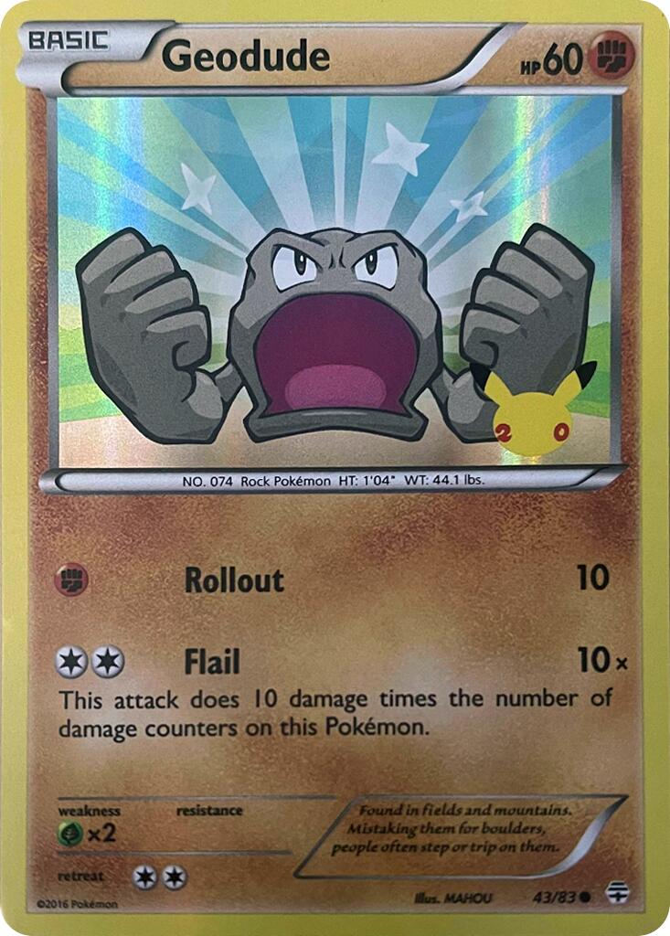 Geodude (043/083) [Celebrations: 25th Anniversary] | Good Games Cannington