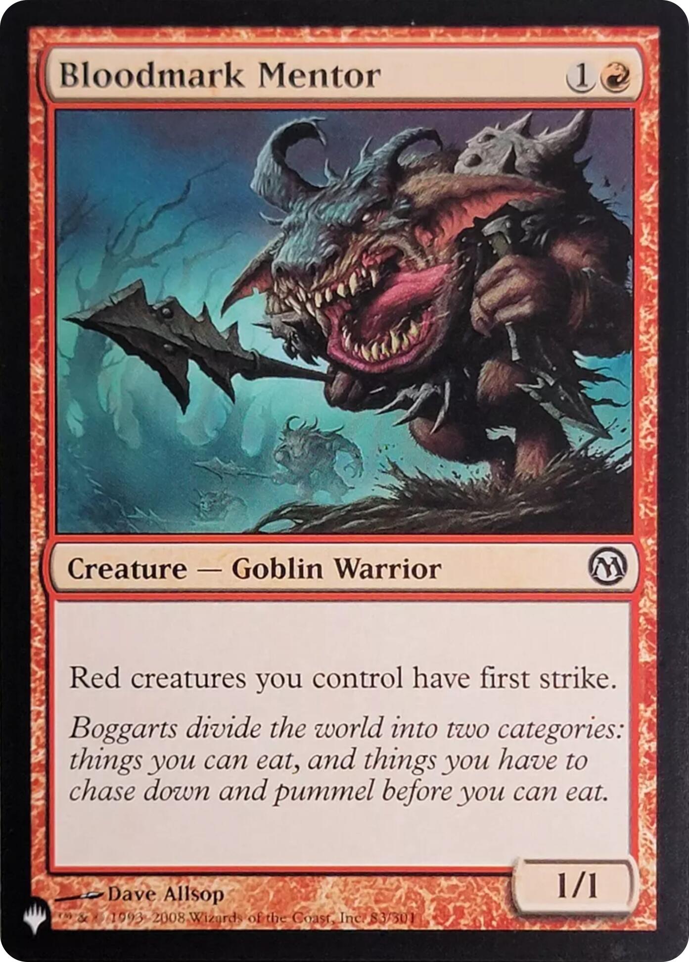 Bloodmark Mentor (83) [The List] | Good Games Cannington