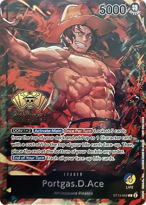 Portgas.D.Ace (2nd Anniversary Tournament) [One Piece Promotion Cards] | Good Games Cannington