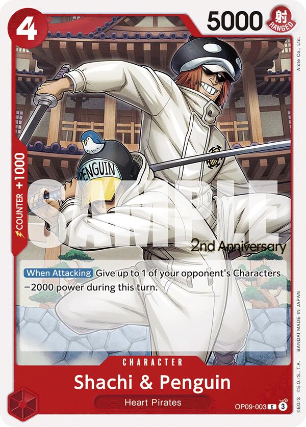 Shachi & Penguin [Emperors in the New World: 2nd Anniversary Tournament Cards] | Good Games Cannington
