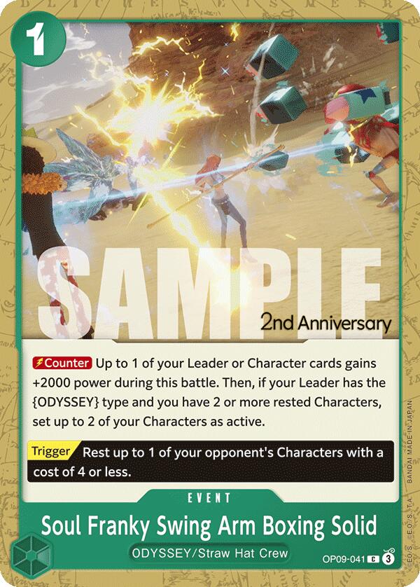 Soul Franky Swing Arm Boxing Solid [Emperors in the New World: 2nd Anniversary Tournament Cards] | Good Games Cannington