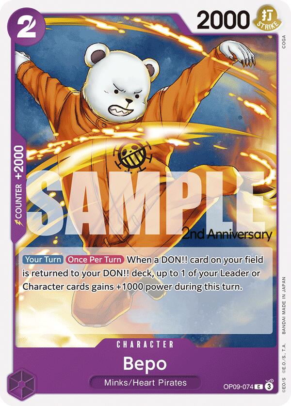 Bepo [Emperors in the New World: 2nd Anniversary Tournament Cards] | Good Games Cannington