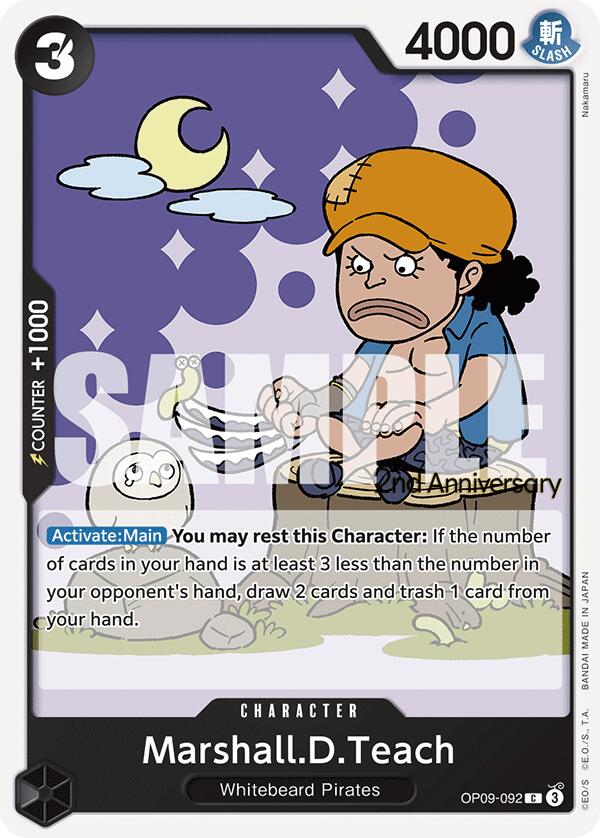 Marshall.D.Teach [Emperors in the New World: 2nd Anniversary Tournament Cards] | Good Games Cannington