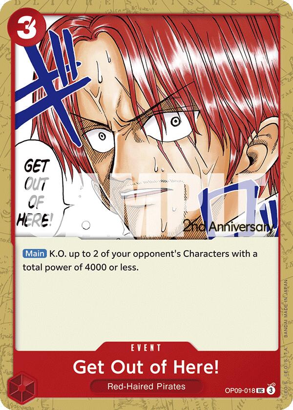 Get Out of Here! [Emperors in the New World: 2nd Anniversary Tournament Cards] | Good Games Cannington