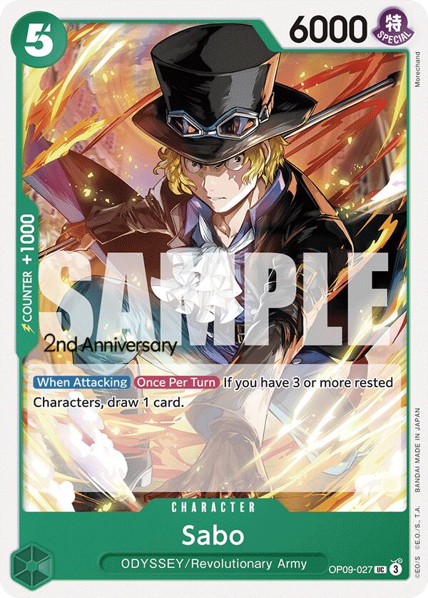 Sabo [Emperors in the New World: 2nd Anniversary Tournament Cards] | Good Games Cannington