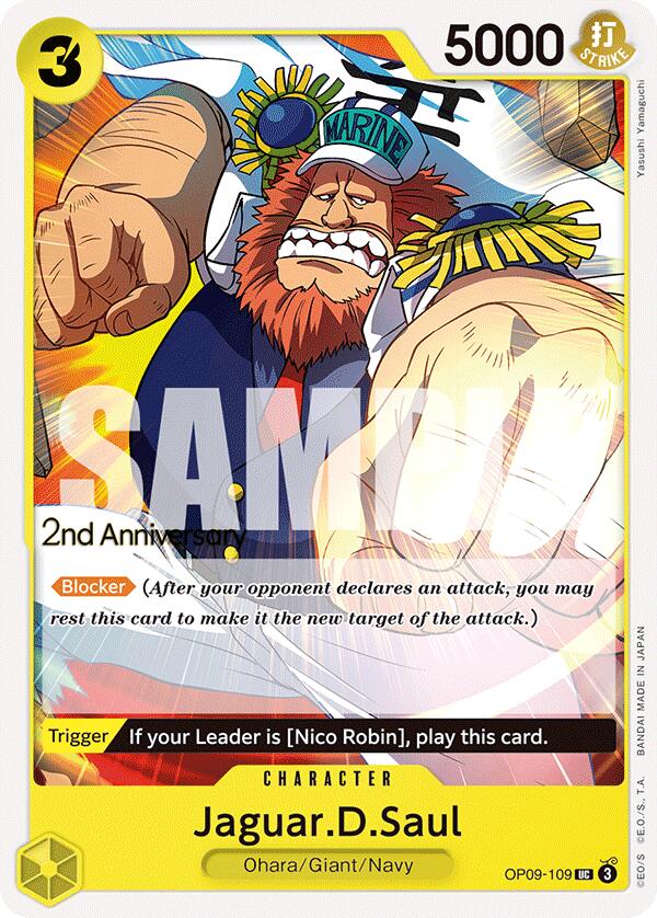 Jaguar.D.Saul [Emperors in the New World: 2nd Anniversary Tournament Cards] | Good Games Cannington