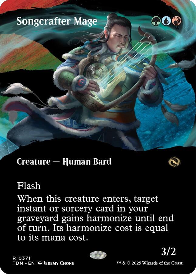 Songcrafter Mage Borderless 371 (Tarkir: Dragonstorm)  | Good Games Cannington
