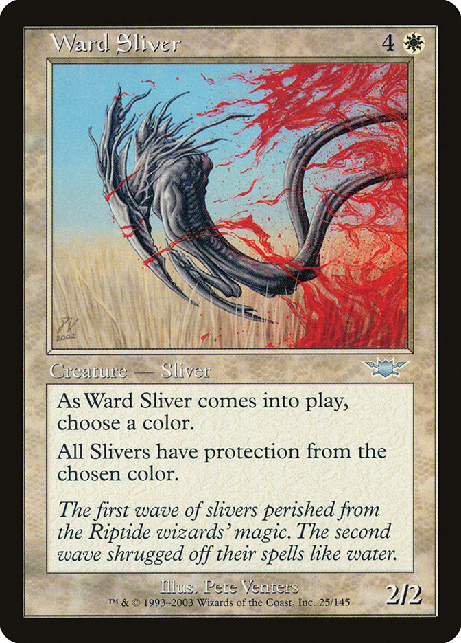 Ward Sliver 25/145 (Legions)  - Foil | Good Games Cannington