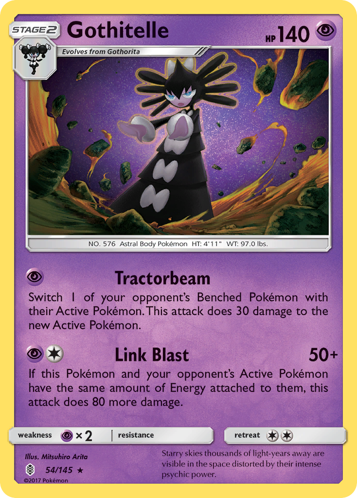 Gothitelle (54/145) [Sun & Moon: Guardians Rising] | Good Games Cannington