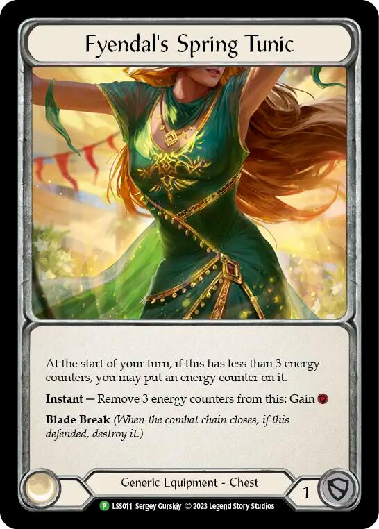 Fabric of Spring // Fyendal's Spring Tunic [LSS011] (Promo)  Cold Foil | Good Games Cannington