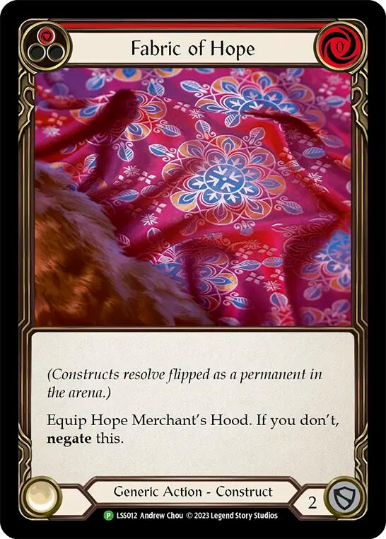 Fabric of Hope // Hope Merchant's Hood [LSS012] (Promo)  Cold Foil | Good Games Cannington