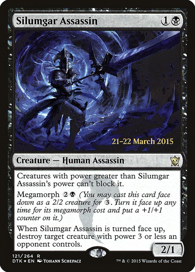 Silumgar Assassin [Dragons of Tarkir Prerelease Promos] | Good Games Cannington