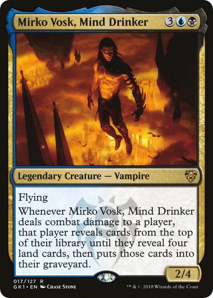 Mirko Vosk, Mind Drinker 17/127 (Guilds of Ravnica: Guild Kits)  | Good Games Cannington