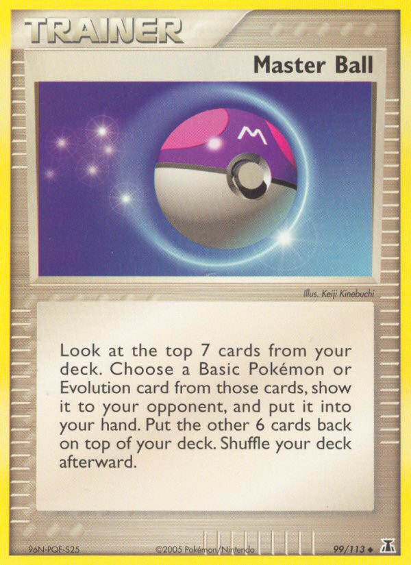 Master Ball (99/113) [EX: Delta Species] | Good Games Cannington