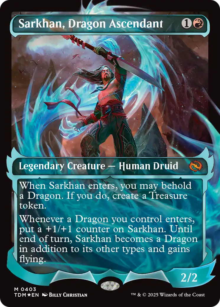 Sarkhan, Dragon Ascendant (0403) (Showcase) [Tarkir: Dragonstorm] | Good Games Cannington