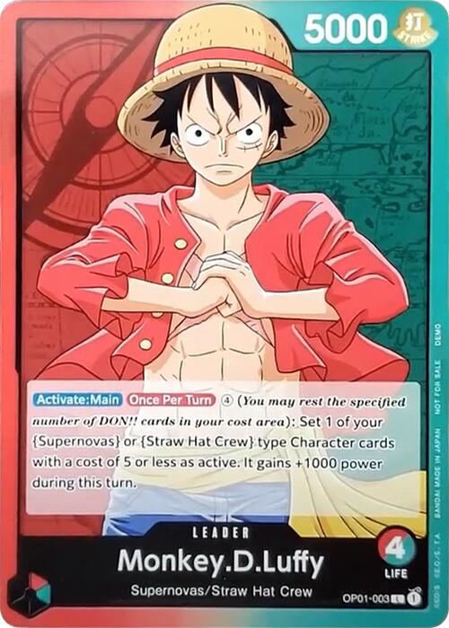 Monkey.D.Luffy [One Piece Demo Deck Cards] | Good Games Cannington
