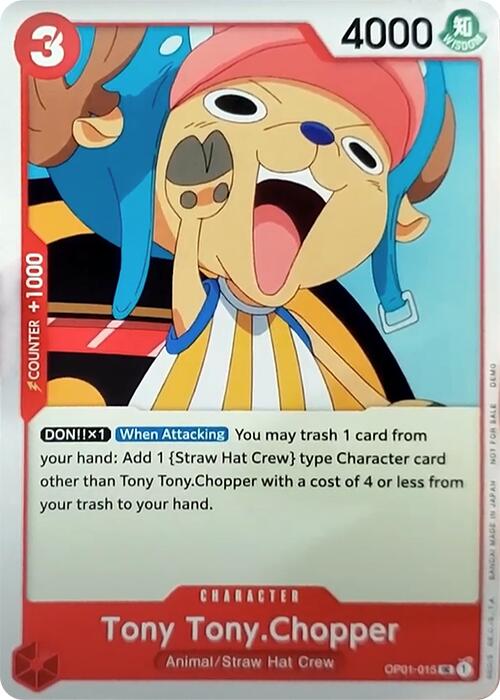 Tony Tony.Chopper [One Piece Demo Deck Cards] | Good Games Cannington