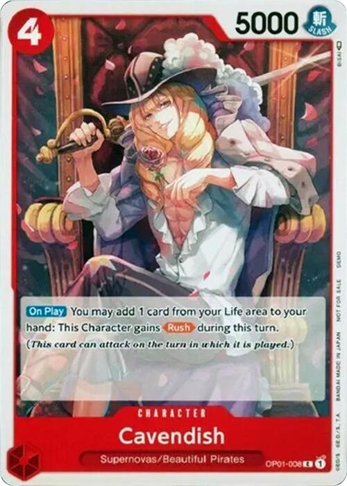 Cavendish [One Piece Demo Deck Cards] | Good Games Cannington