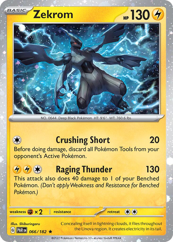 Zekrom (066/182) (Cosmos Holo) [Miscellaneous Cards] | Good Games Cannington