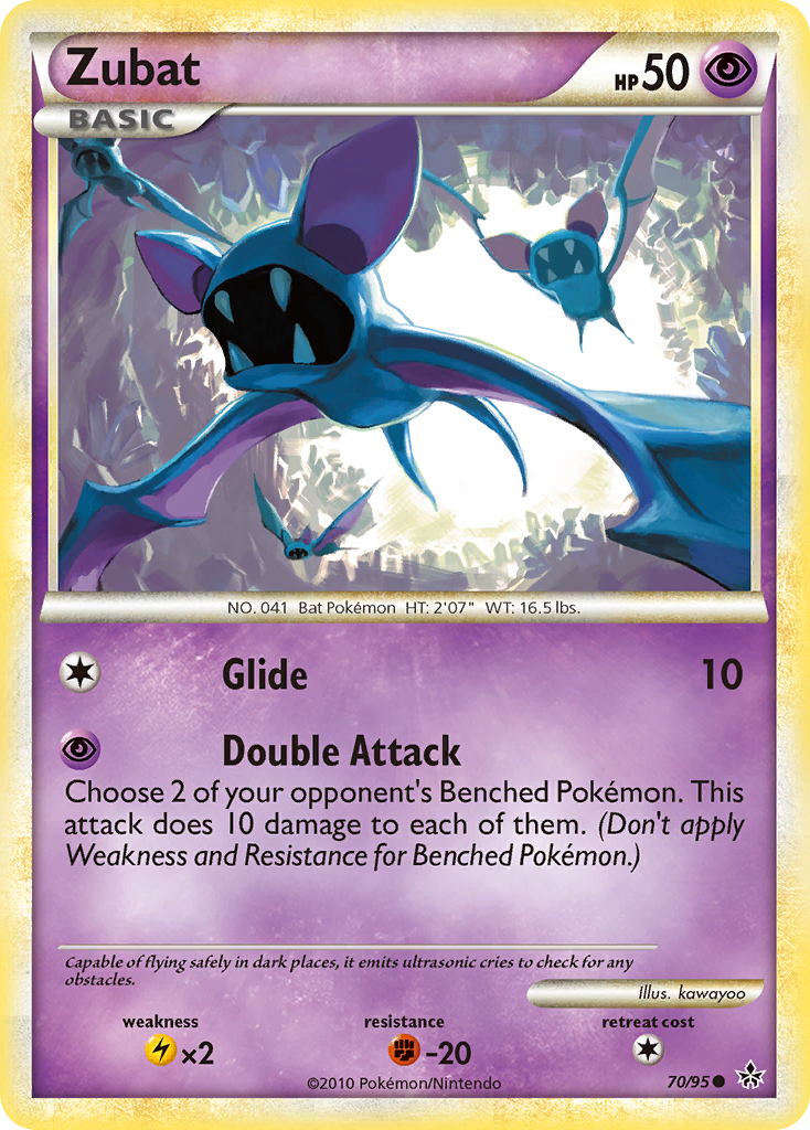 Zubat (70/95) [HeartGold & SoulSilver: Unleashed] | Good Games Cannington