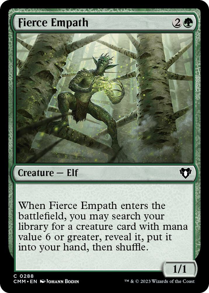 Fierce Empath 288/451 (Commander Masters)  | Good Games Cannington