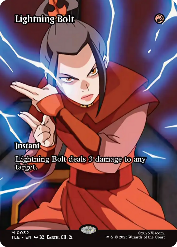 Lightning Bolt (Borderless) [Avatar: The Last Airbender: Eternal-Legal] | Good Games Cannington