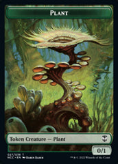 Plant // Beast Double-Sided Token [Streets of New Capenna Commander Tokens] | Good Games Cannington
