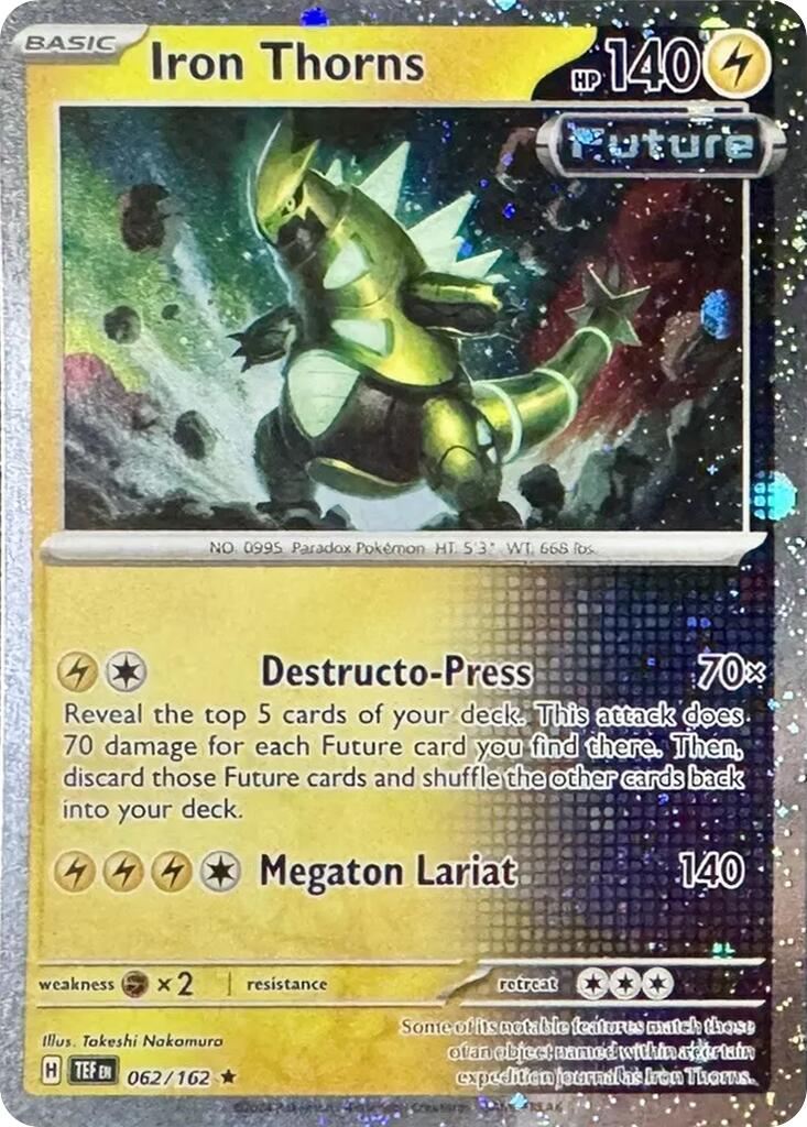 Iron Thorns (062/162) (Cosmos Holo) [Miscellaneous Cards] | Good Games Cannington