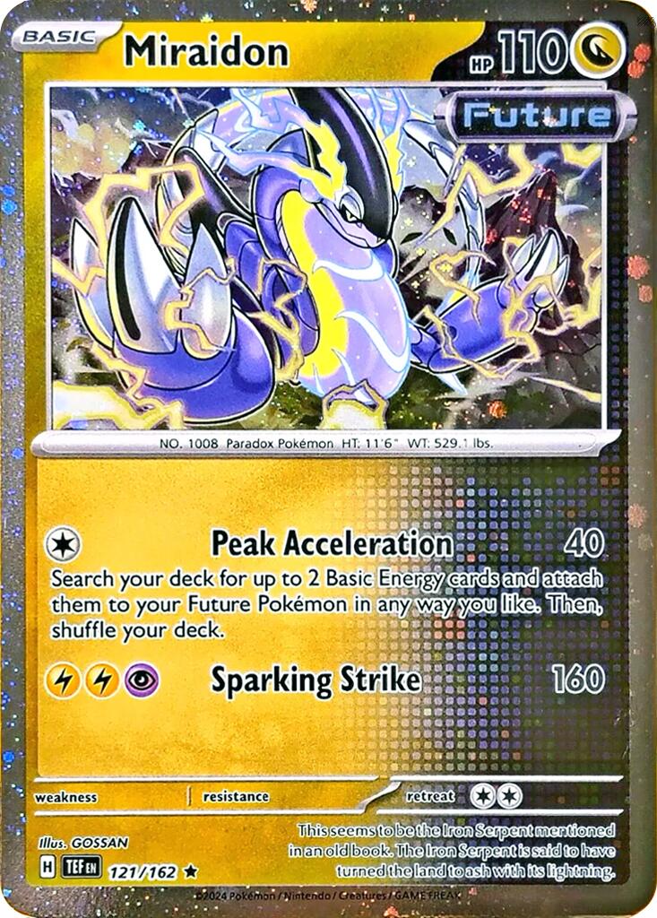 Miraidon (121/162) (Cosmos Holo) [Miscellaneous Cards] | Good Games Cannington