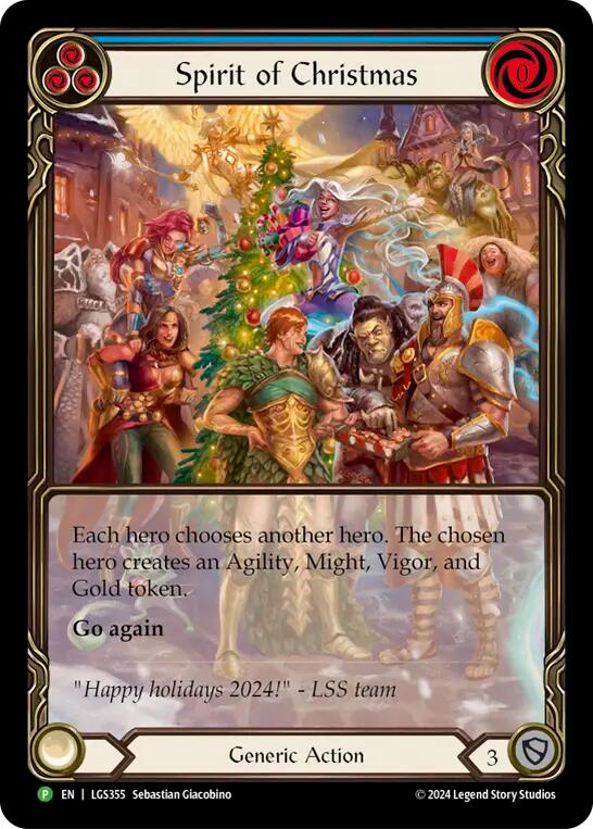 Spirit of Christmas (Cold Foil) [LGS355] (Promo)  Cold Foil | Good Games Cannington