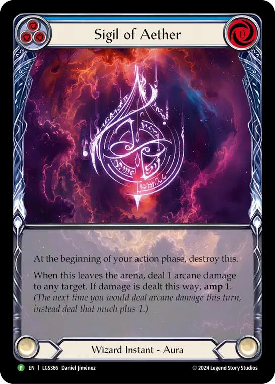 Sigil of Aether (Rainbow Foil) [LGS366] (Promo)  Rainbow Foil | Good Games Cannington